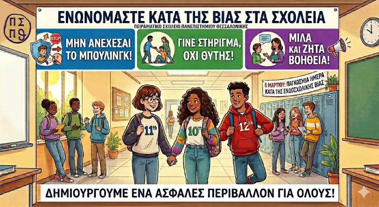 Δράση στη Μουσική για την Ημέρα κατά της Σχολικής Βίας και του Εκφοβισμού